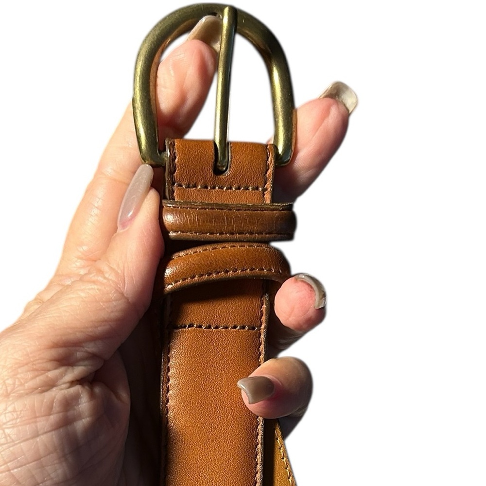 Land’s End Brown Genuine Leather Belt